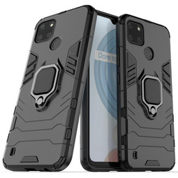 Etui do Realme C21Y, Kickstand Ring, czarne
