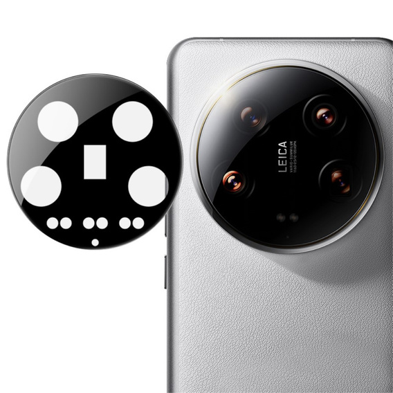 Szkło hartowane na aparat do Xiaomi 14 Ultra, czarne