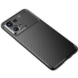 Etui do Oppo Reno7 4G, Carbon Gel, czarne