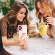 Etui do Samsung Galaxy A53 5G, Electro heart, różowe rose gold