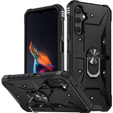 Etui pancerne do Samsung Galaxy A14 4G/5G, z ringiem, czarne
