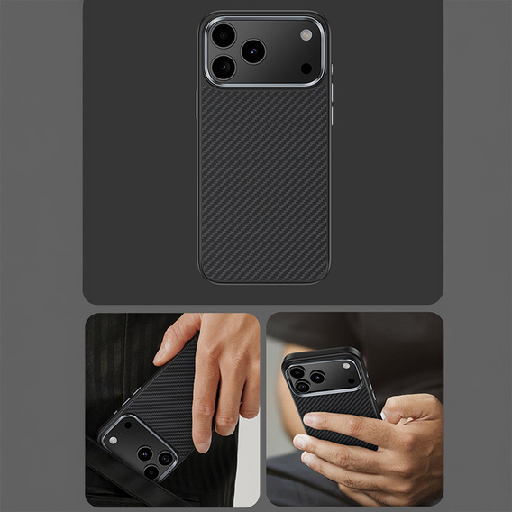 Etui BENKS Kevlar Armor PRO Carbon Fiber 600D A069 do MagSafe do iPhone 17 Pro