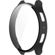 2w1 Etui + Szkło Hartowane do Samsung Galaxy Watch 6 44mm, Czarne