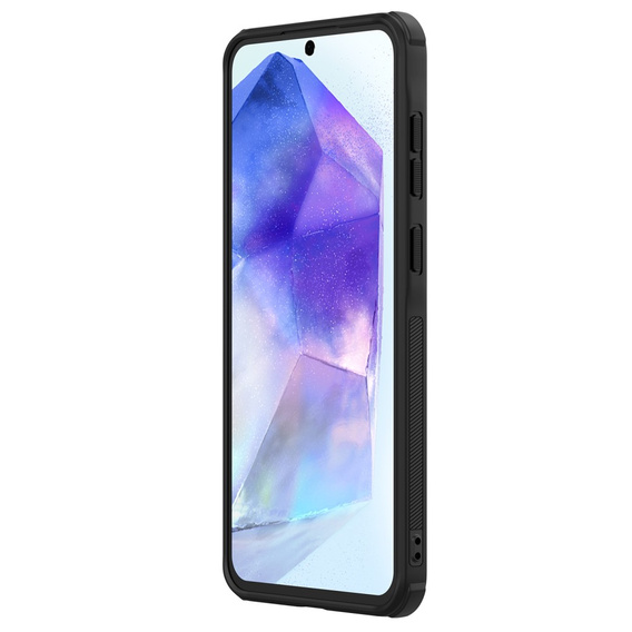 Etui NILLKIN do Samsung Galaxy A56 5G, Frosted Shield, do MagSafe, czarne