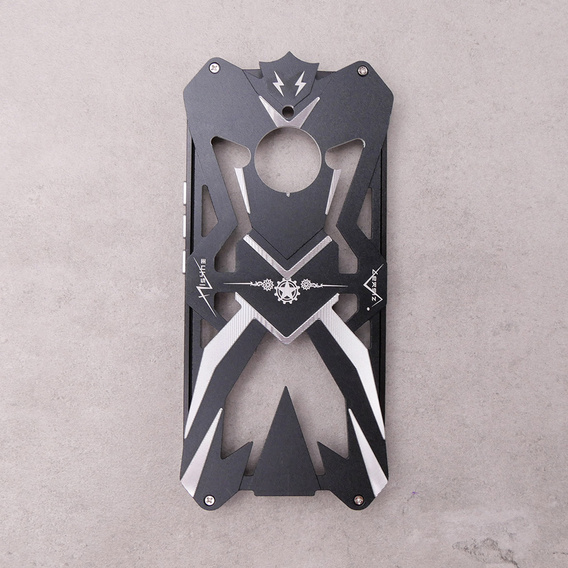 Etui pancerne do Realme 11 Pro 5G / 11 Pro+ 5G, Aluminum Alloy, czarne