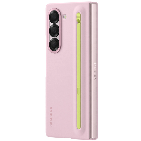 Oryginalne Etui Samsung do Galaxy Z Fold6 + Rysik, Slim S-Pen, różowe