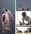 Etui pancerne do Samsung Galaxy S24 Ultra, Dexnor Full Body MagSafe, różowe