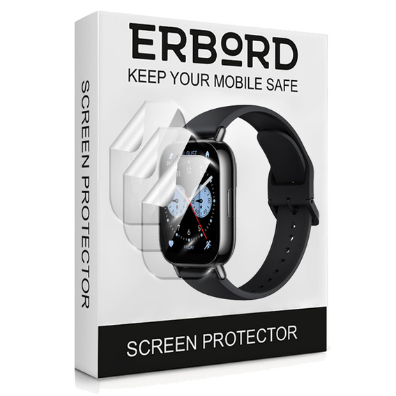 3x Folia Hydrożelowa ERBORD do Xiaomi Redmi Watch 5 Lite