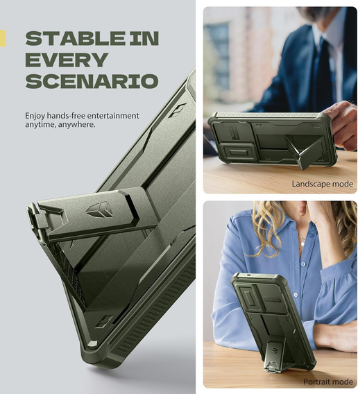 Etui pancerne Dexnor Full Body (Two Frames) do Samsung Galaxy S25 FE