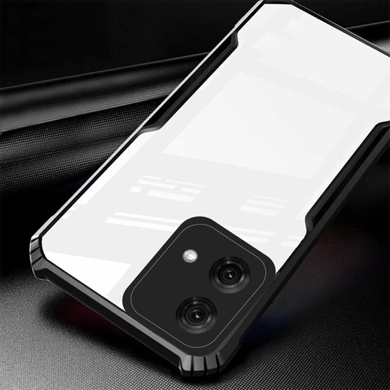 Etui do Motorola Moto G84, AntiDrop Hybrid, czarne