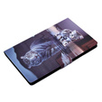 Etui do Samsung Galaxy Tab A9+ X210 / X215 / X216B, cat and tiger