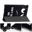 Etui z klapką z napisem Don't Touch Me do Xiaomi Redmi Pad 2