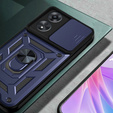 Etui pancerne do Oppo A78 5G, CamShield Slide, niebieskie