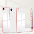 Etui Smartcase Hybrid do Samsung Galaxy Tab A9+, z miejscem na rysik – różowe Marble