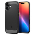 Etui Spigen Rugged Armor MagSafe do iPhone 17, Matte Black