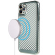 Etui do iPhone 14 Pro Max Carbon Slim Case Obudowa, Zielone