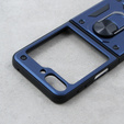 Etui pancerne do Samsung Galaxy Z Flip5 5G, Nox Case Ring, niebieskie