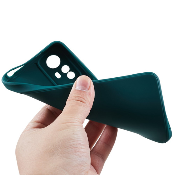 Etui do Xiaomi Redmi Note 12S, Silicone Lite, zielone