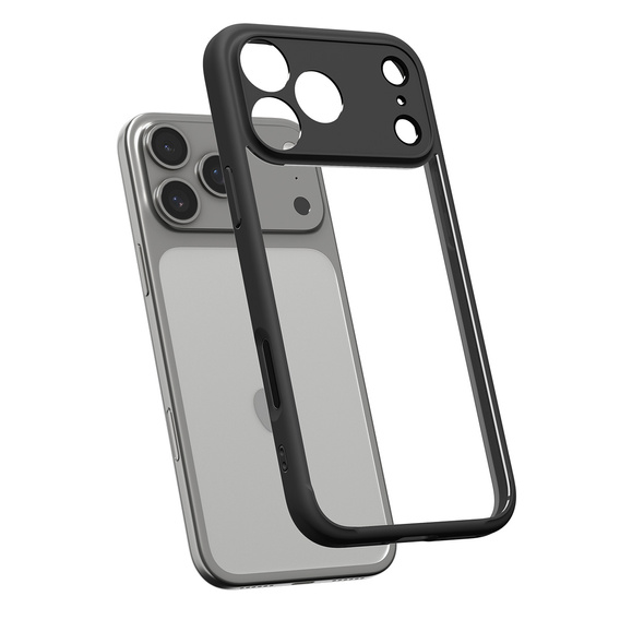 Etui Spigen Ultra Hybrid do iPhone 17 Pro, Matte Black