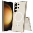 Etui do Samsung Galaxy S24 Ultra, Fusion Hybrid, do MagSafe, przezroczyste