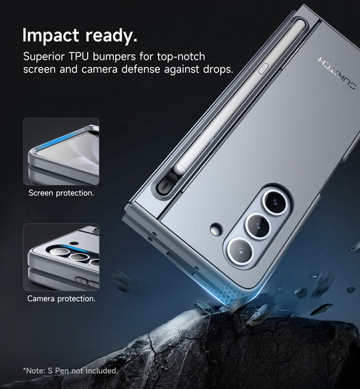 Etui Suritch Full Body z podstawką i uchwytem na rysik do Samsung Galaxy Z Fold5