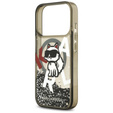 Etui Karl Lagerfeld Liquid Glitter Choupette MagSafe do iPhone 17 Pro Max
