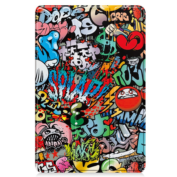 Etui do Lenovo Tab 10.1" TB311FU, Smartcase, graffiti