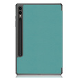 Etui do Samsung Galaxy Tab S9 FE+ Plus, Smartcase z miejscem na rysik, zielone