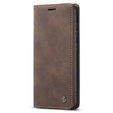 Etui CASEME do Samsung Galaxy S20 FE, Leather Wallet Case, brązowe