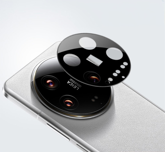 Szkło hartowane na aparat do Xiaomi 14 Ultra, czarne