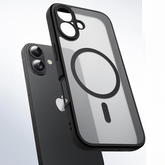 Etui Matt Case do iPhone 17, do Magsafe, matowe, czarne