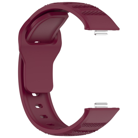 Pasek Silikonowy do Huawei Watch Fit 3/4/4 Pro, Czerwony