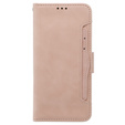 Etui z klapką do Oppo A38 4G / Oppo A18 4G, Card Slot, różowe