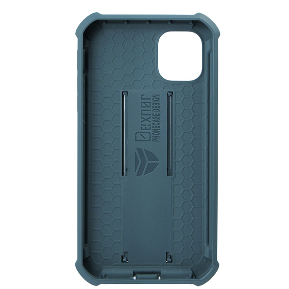 Etui pancerne do iPhone 11, Dexnor Full Body, granatowe