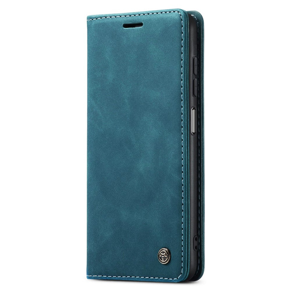Etui CASEME do Samsung Galaxy M33 5G, Leather Wallet Case, niebieskie