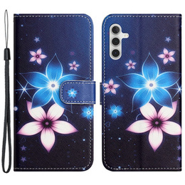 Etui z klapką do Samsung Galaxy M15 5G, Wallet, Blue Flower