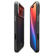 Etui Spigen Enzo Aramid Mag MagSafe do iPhone 17 Pro Max, carbon czarne / srebrne