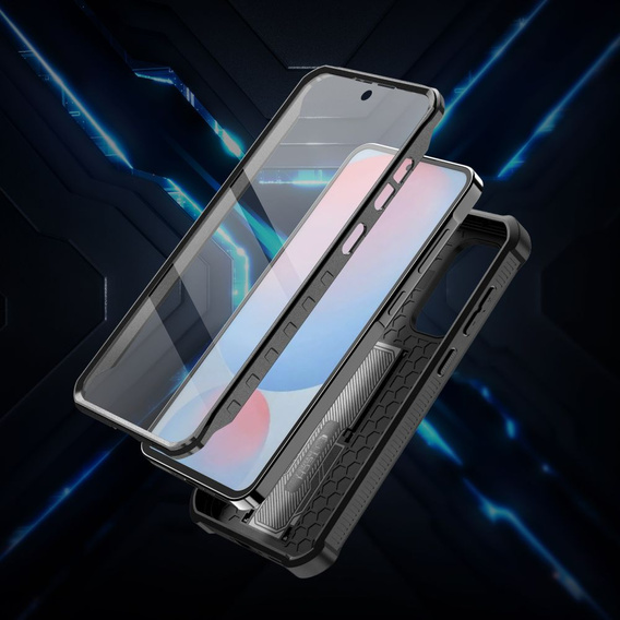 Etui Tech-Protect do Galaxy A56 5G, Kevlar Cam+, Czarne