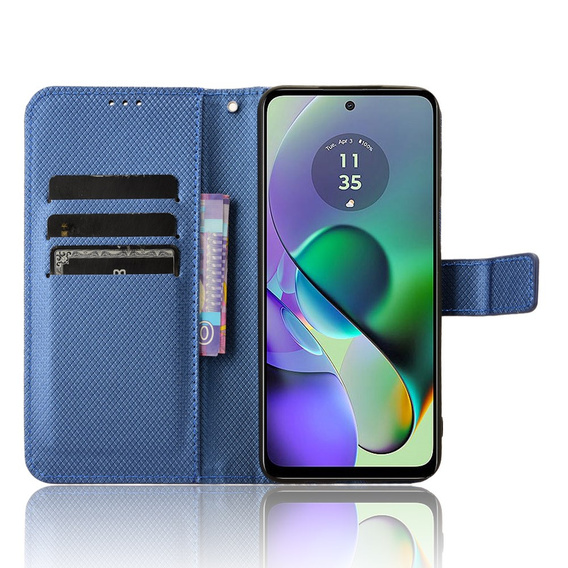 Etui z klapką do Motorola Moto G54 5G, Smart Magnet, niebieskie