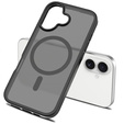 Etui Matt Case do iPhone 17, do MagSafe, półprzezroczyste czarne