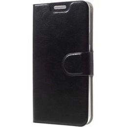 Etui z klapką do Samsung Galaxy A3 2016, Flexi Book, czarne