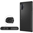 Etui do Samsung Galaxy Note 10+ Plus, Sliding Card Holder, czarne