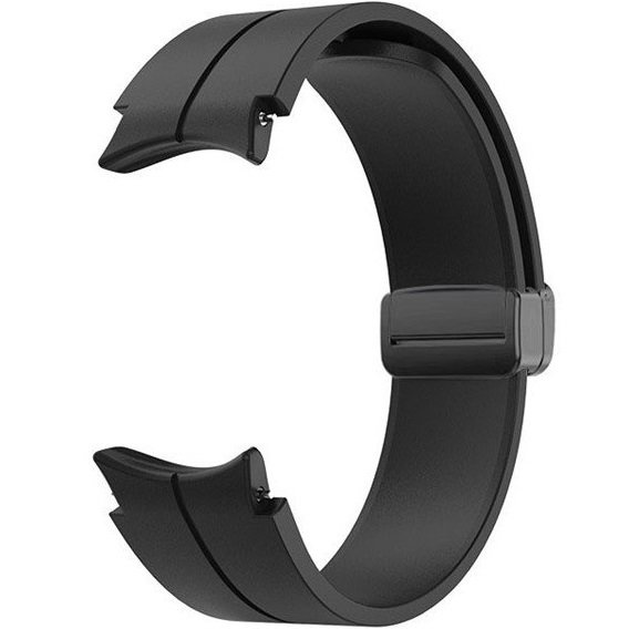 Pasek Silikonowy do Samsung Galaxy Watch 4/5/6 40/42/43/44/45/46/47mm, Czarny
