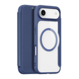 Etui Dux Ducis do iPhone 17 Air, Skin X Pro,  z klapką, do MagSafe, granatowe