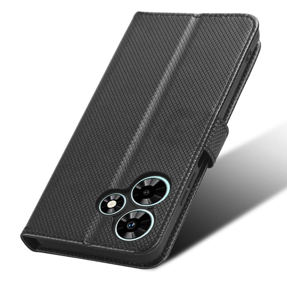 Etui z klapką do Infinix Hot 30, Wallet Smart Magnet, czarne