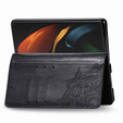 Etui z klapką do Samsung Galaxy Z Fold 4 5G, Mandala, czarne