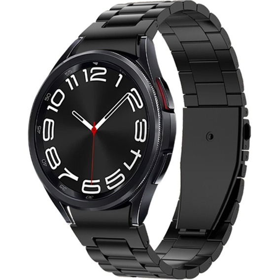 Pasek Bransoleta do Samsung Galaxy Watch 4/5/6 40/42/43/44/45/46/47mm, Czarny