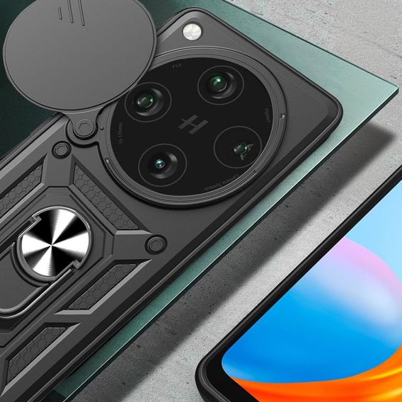 Etui pancerne do Oppo Find X8 Pro, CamShield Slide, czarne