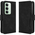 Etui z klapką do Xiaomi Redmi 15 5G / 4G, Card Slot, portfelowe, czarne
