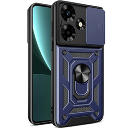 Etui pancerne do Infinix Hot 30, CamShield Slide, niebieskie